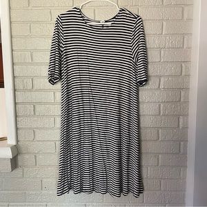 Old Navy L A Line Striped Dress